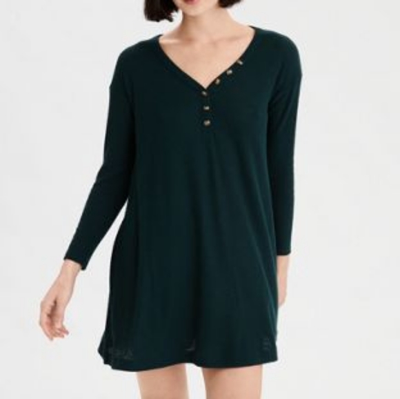 🍋 2 for $30 Plush Long Sleeve Swing Dress - Picture 1 of 4